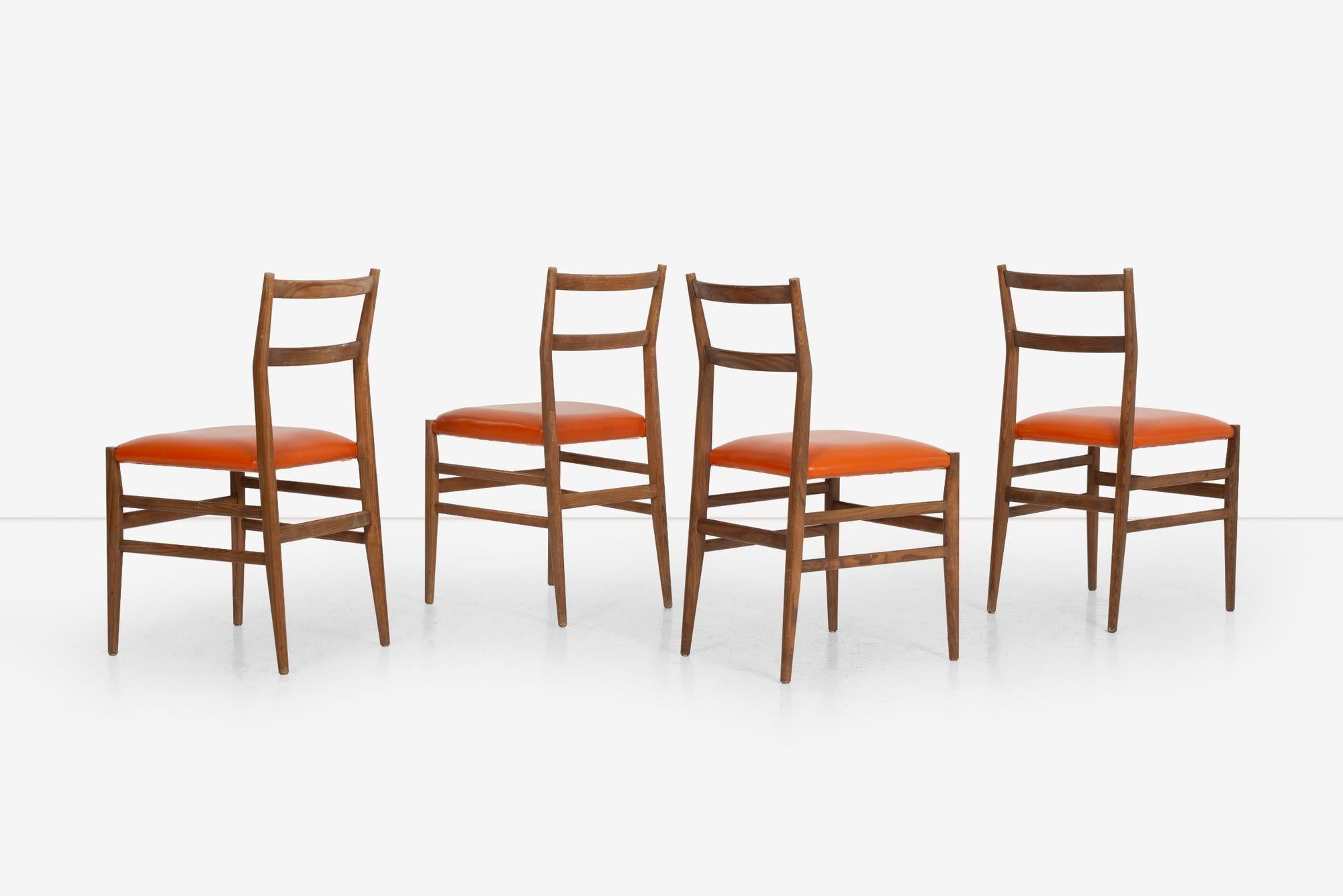 Gio Ponti Leggera Set di dieci sedie per Cassina in vendita 5