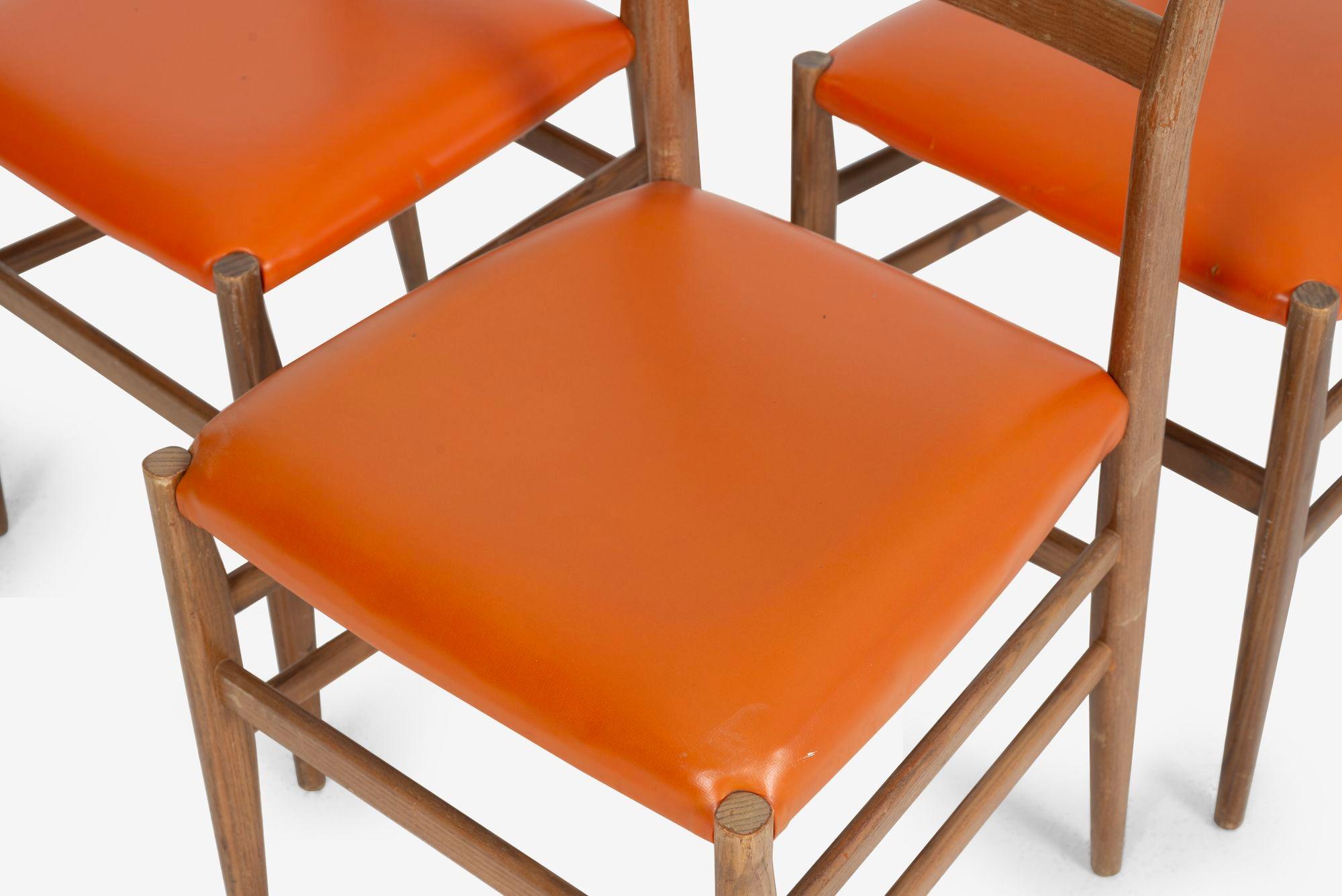Gio Ponti Leggera Set di dieci sedie per Cassina in vendita 9