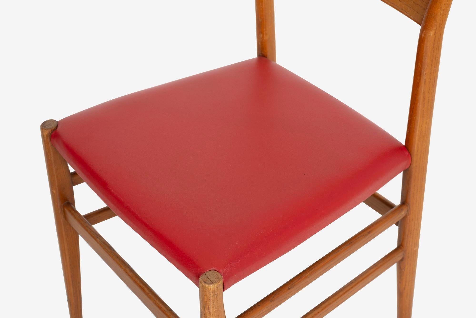 Gio Ponti Leggera Set di dieci sedie per Cassina in vendita 10