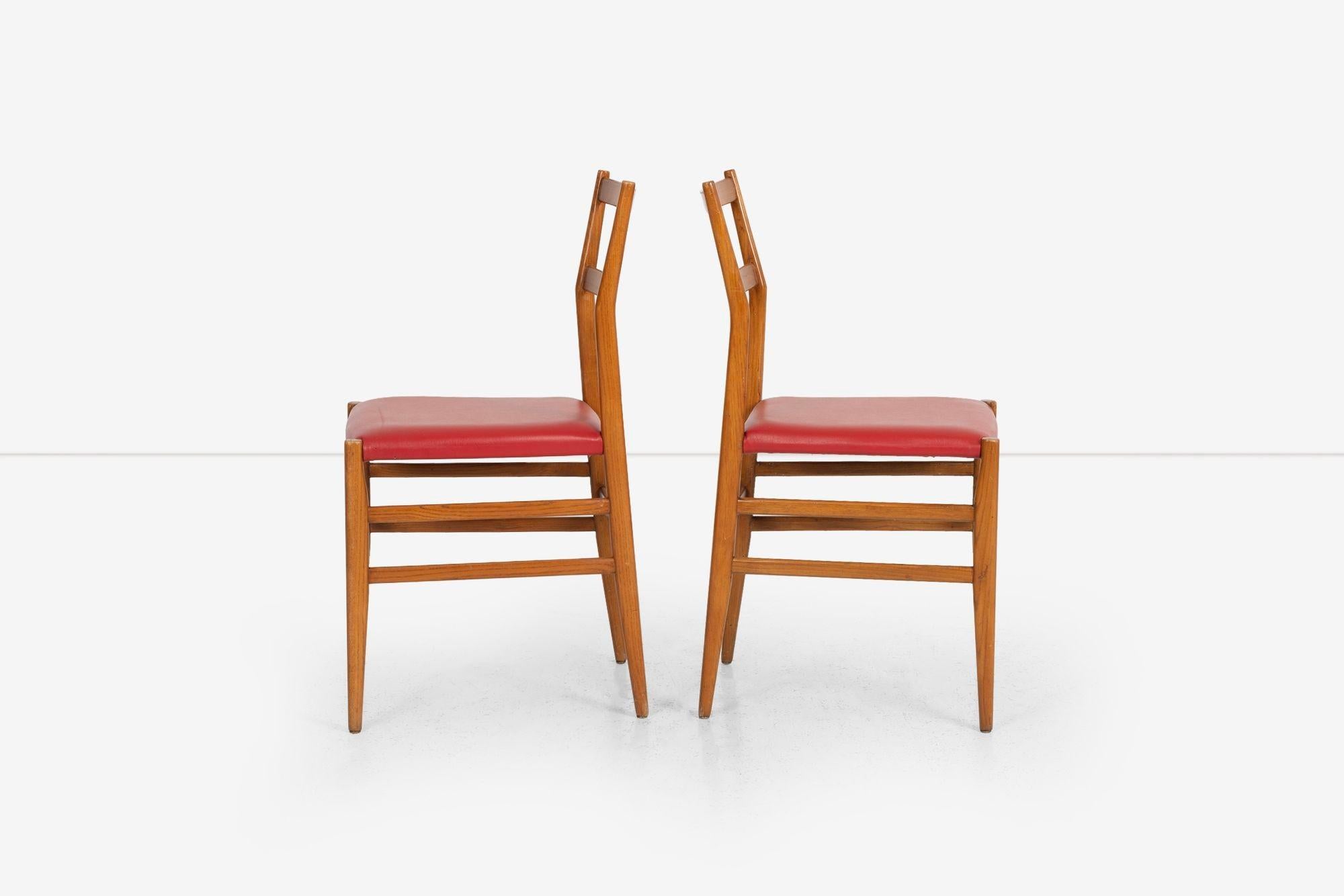 Materiale sintetico Gio Ponti Leggera Set di dieci sedie per Cassina in vendita