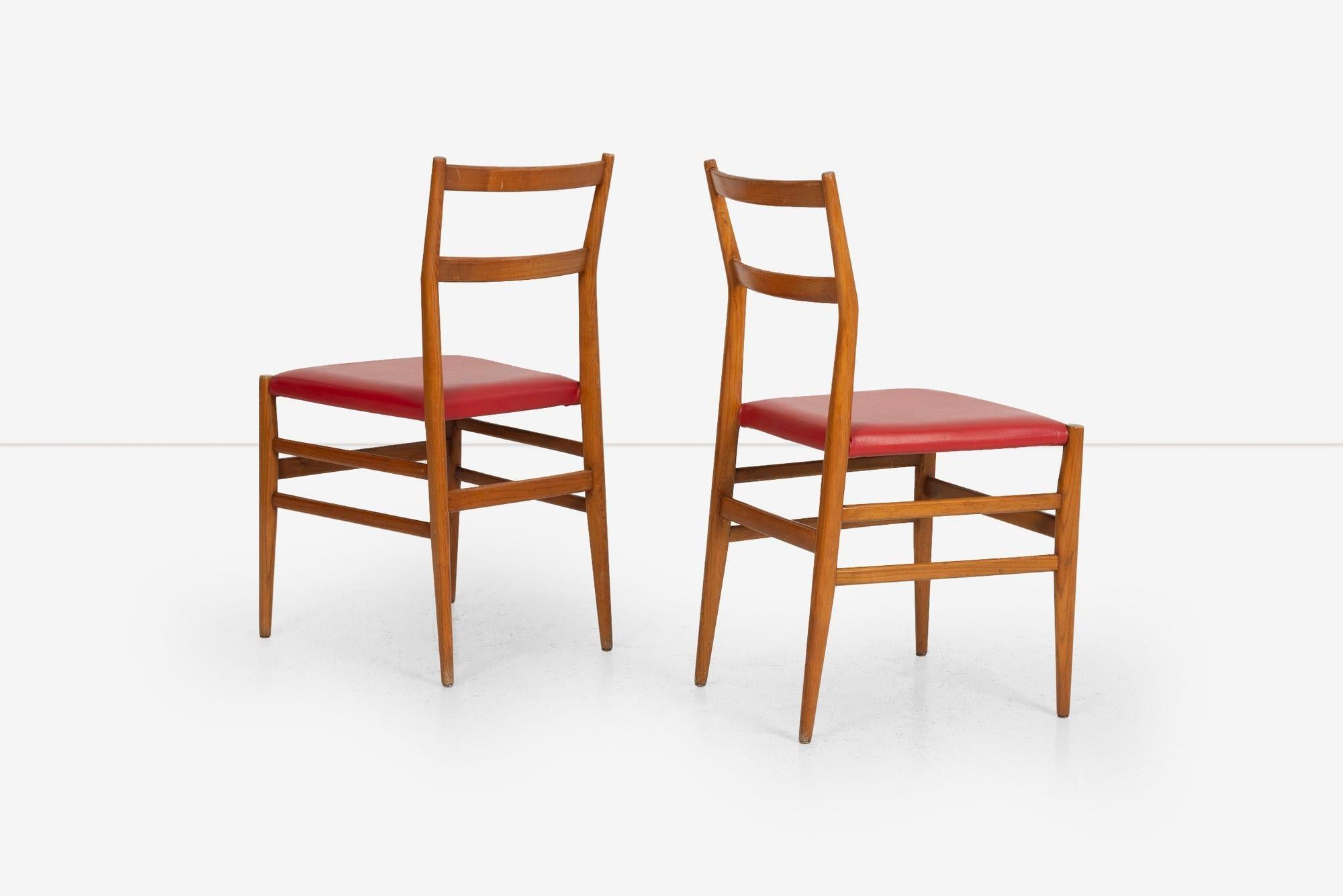 Gio Ponti Leggera Set di dieci sedie per Cassina in vendita 1