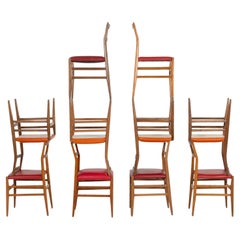 Gio Ponti Leggera Chairs Set of Ten for Cassina