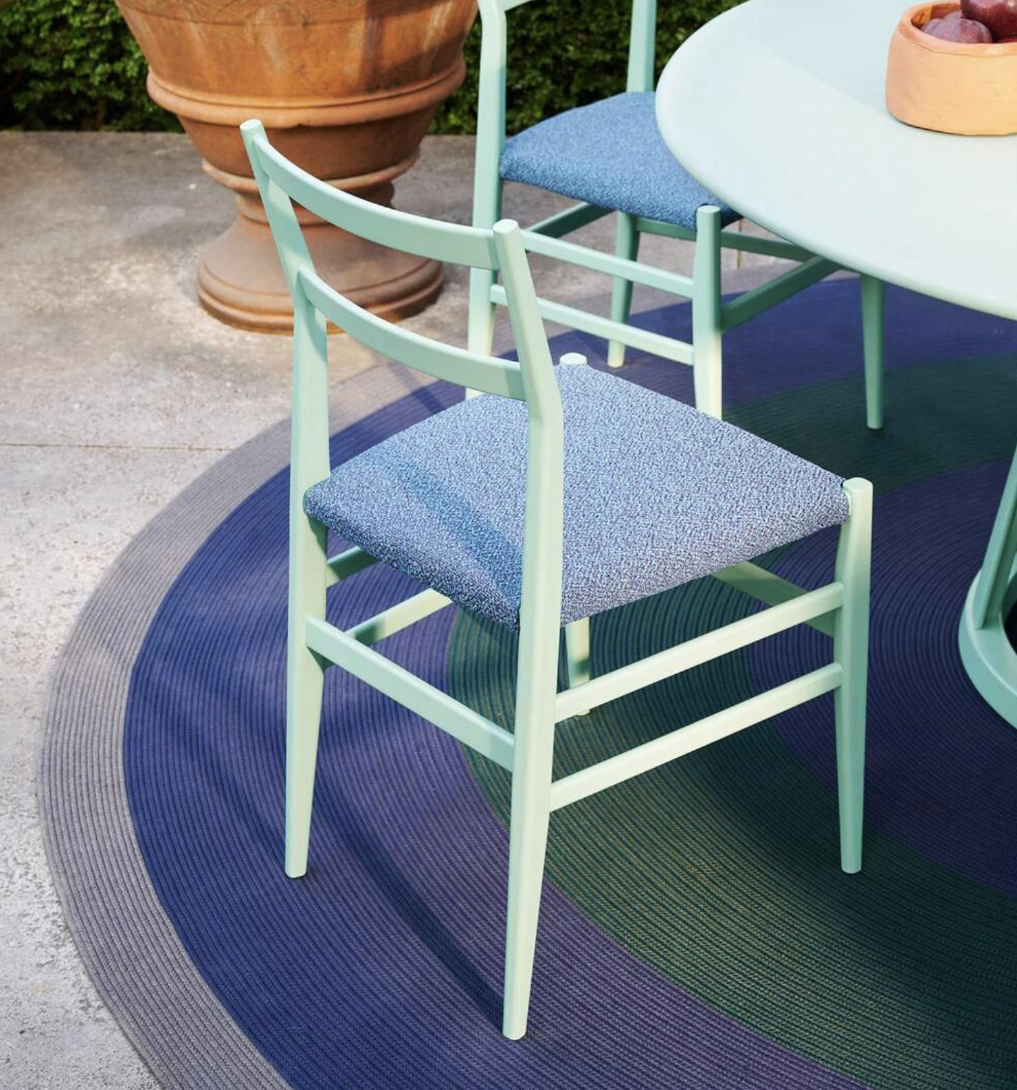 Steel Gio Ponti Leggera Outdoor Chair For Cassina For Sale