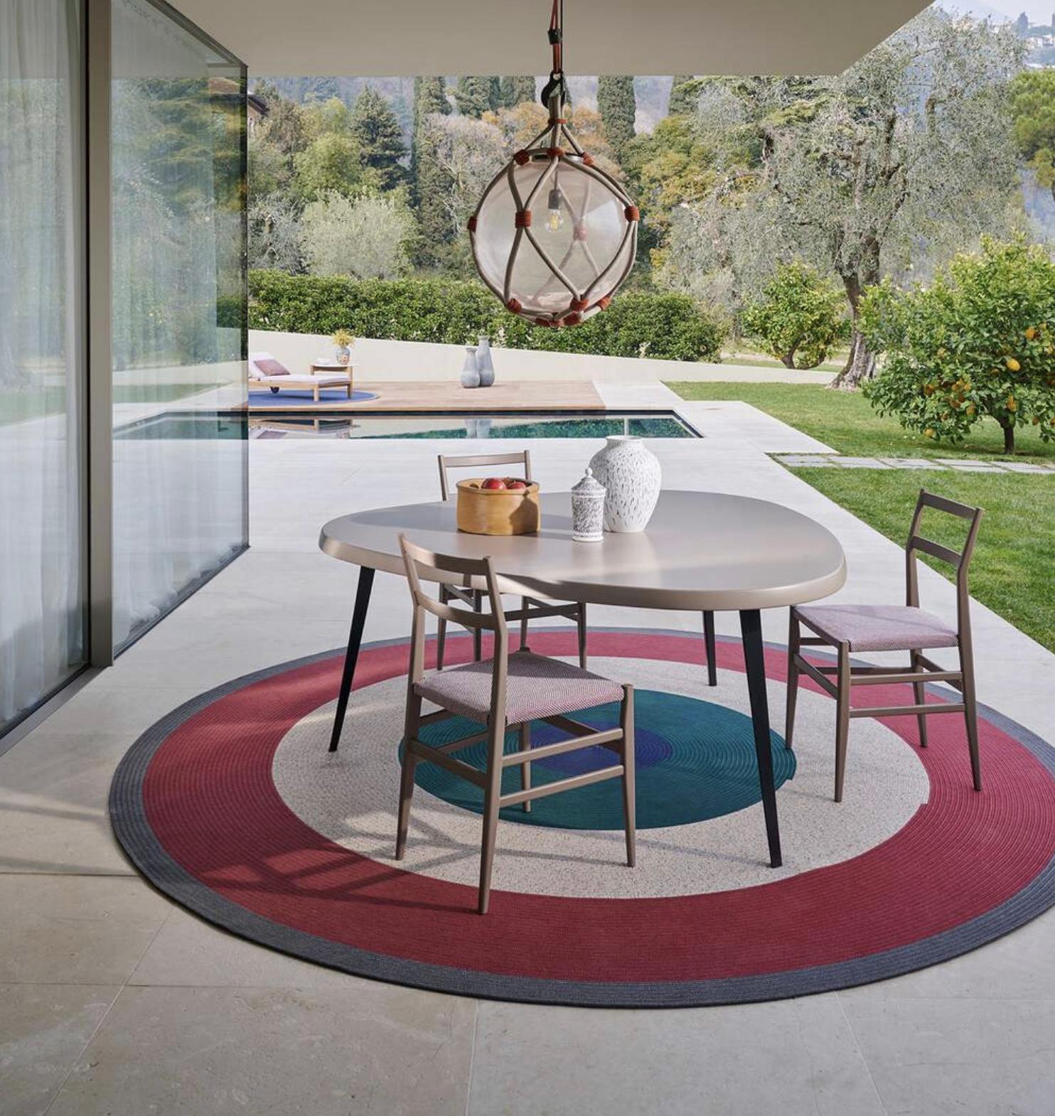 Steel Gio Ponti Leggera Outdoor Chair For Cassina For Sale
