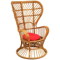 Gio Ponti & Lio Carminati Midcentury Armchair "Conte Biancamano" for Bonacina