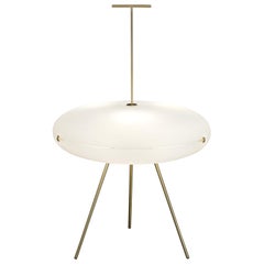 Gio Ponti Luna Orizzontale Floor Lamp for Tato in Brass