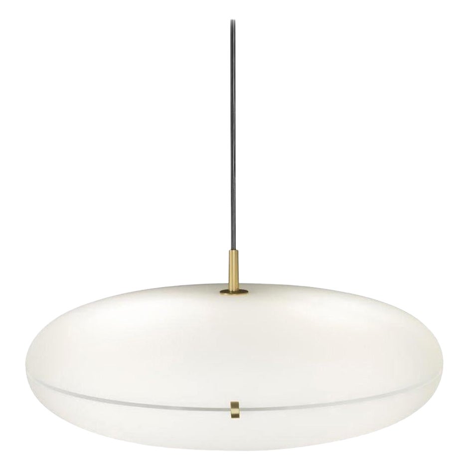 Gio Ponti 'Luna Sospensione' Pendant Lamp in Brass for Tato Italia