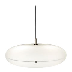 Gio Ponti 'Luna Sospensione' Pendant Lamp in Nickel for Tato Italia