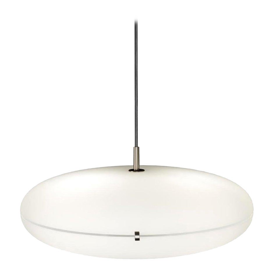 Gio Ponti 
Luna Sospensione
 Pendant Lamp in Nickel for Tato Italia For Sale