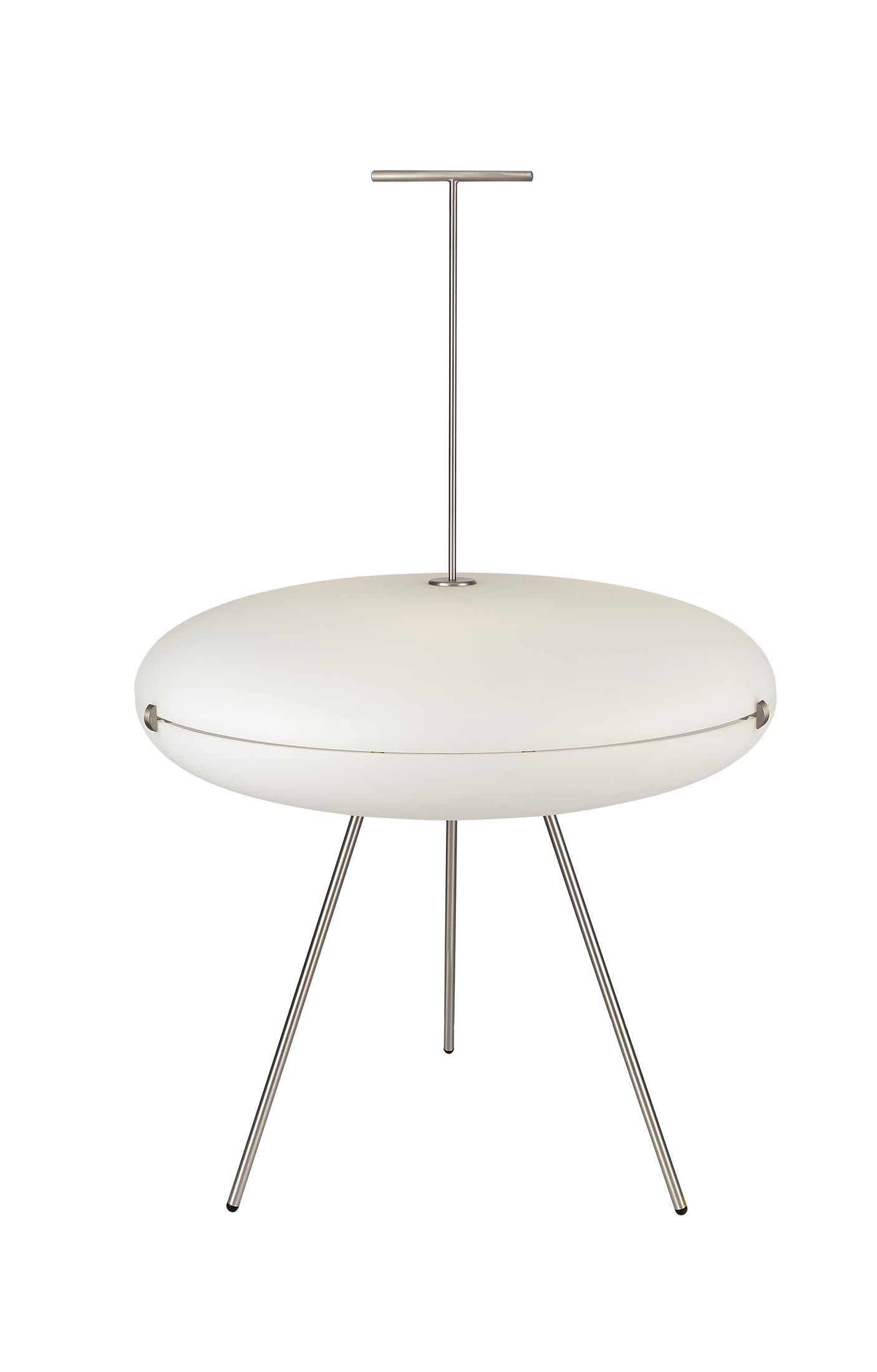 Gio Ponti Luna Verticale Floor Lamp in Nickel for Tato Italia For Sale 4