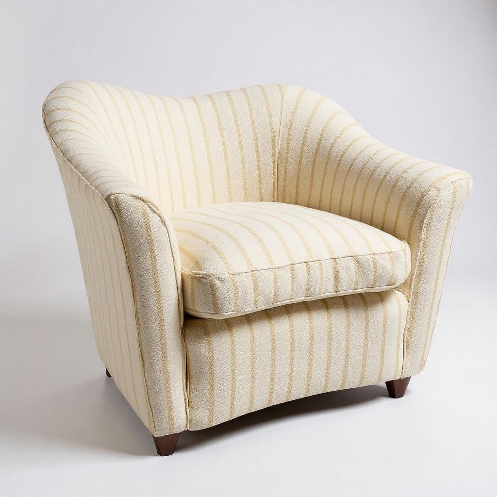 Gio Ponti Mid-Century Armchair – Italy, Circa 1950 For Sale 6