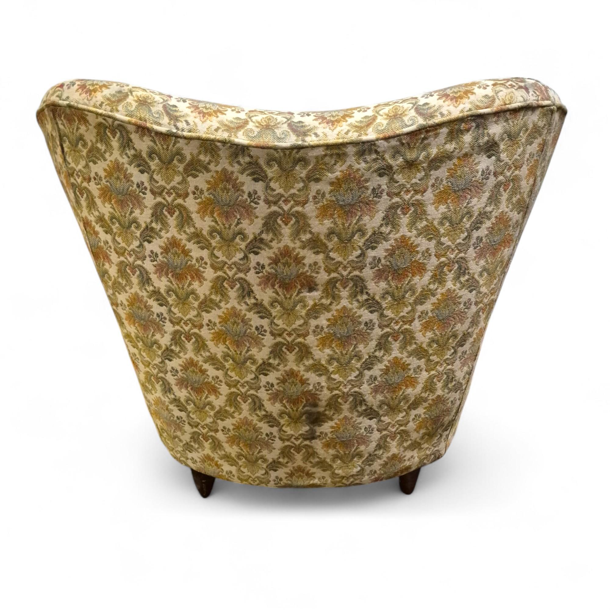20th Century Gio Ponti Mid-Century Armchair – Italy, Circa 1950 For Sale