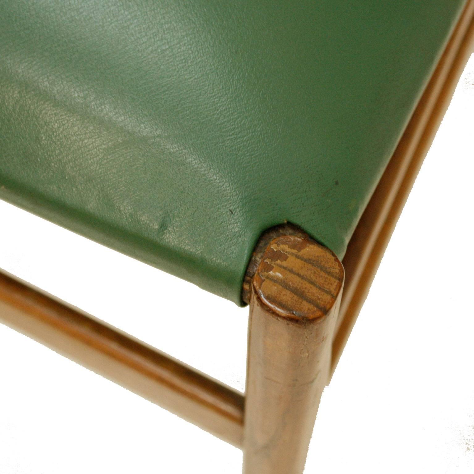 Gio Ponti Moderne italienische Stühle aus Essholz „Leggera 646“ aus der Mitte des Jahrhunderts, 1950er Jahre (Mitte des 20. Jahrhunderts) im Angebot