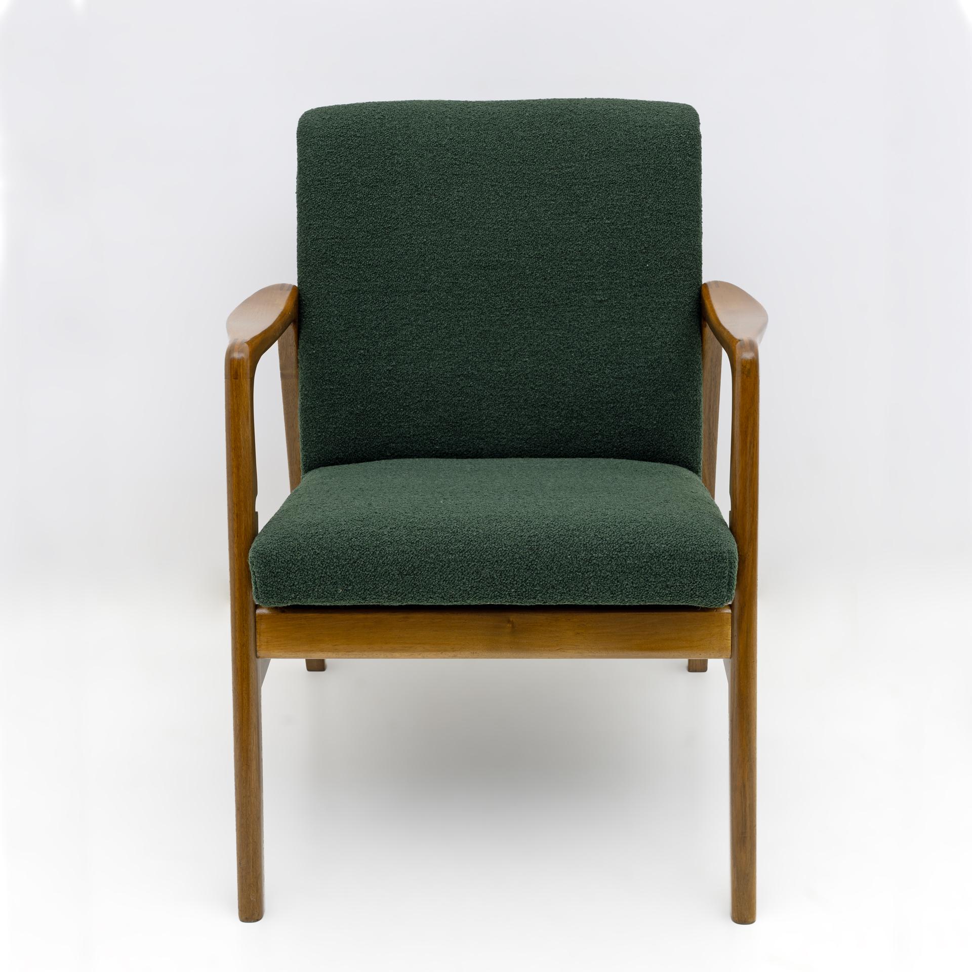 Bouclé Gio Ponti Mid-century Modern Italian Armchair for Cassini, 1960s For Sale