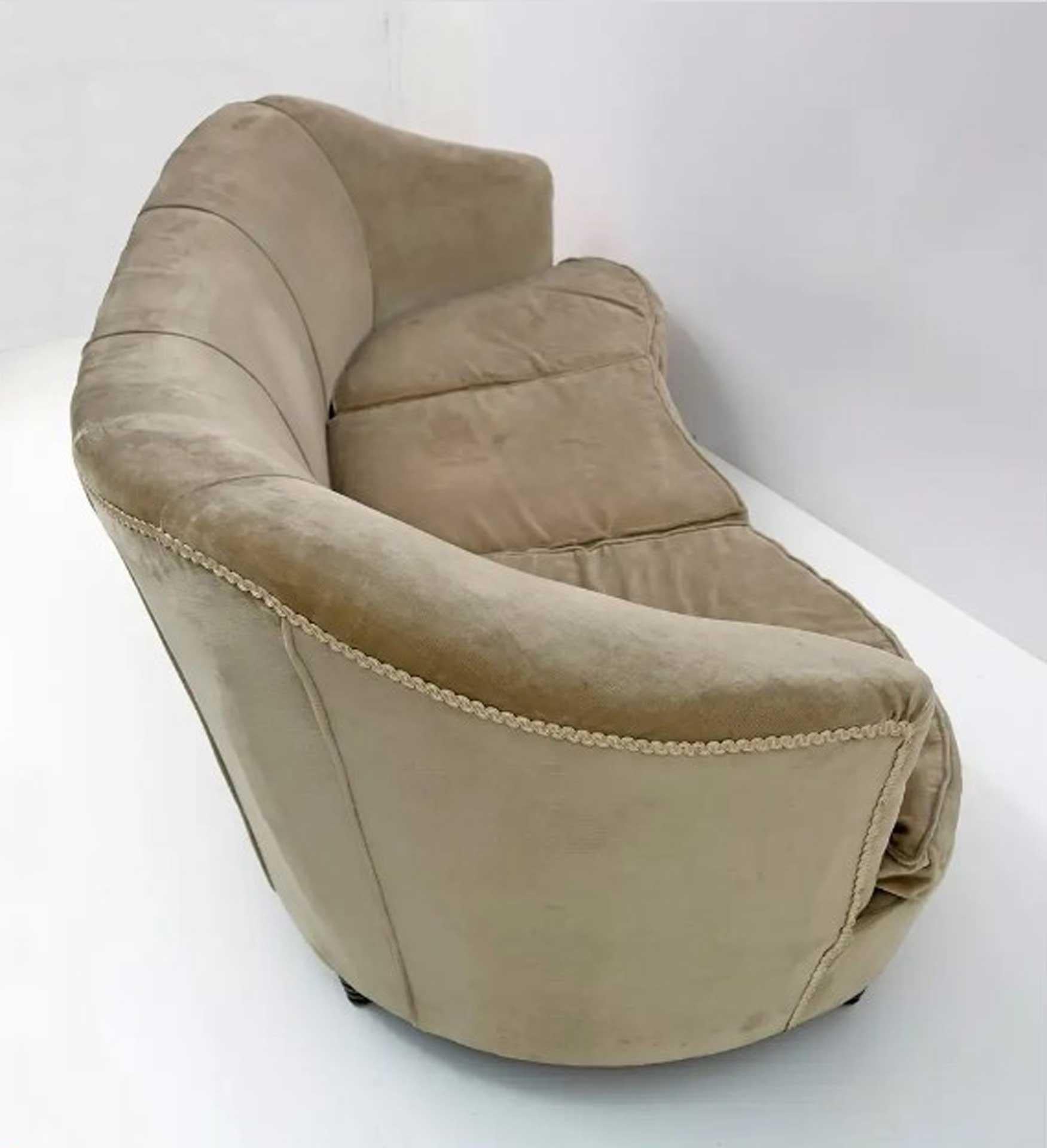 Mid-20th Century Attributed Gio Ponti Mid-Century Modern Italian Sofa for Casa E Giardino, 1938