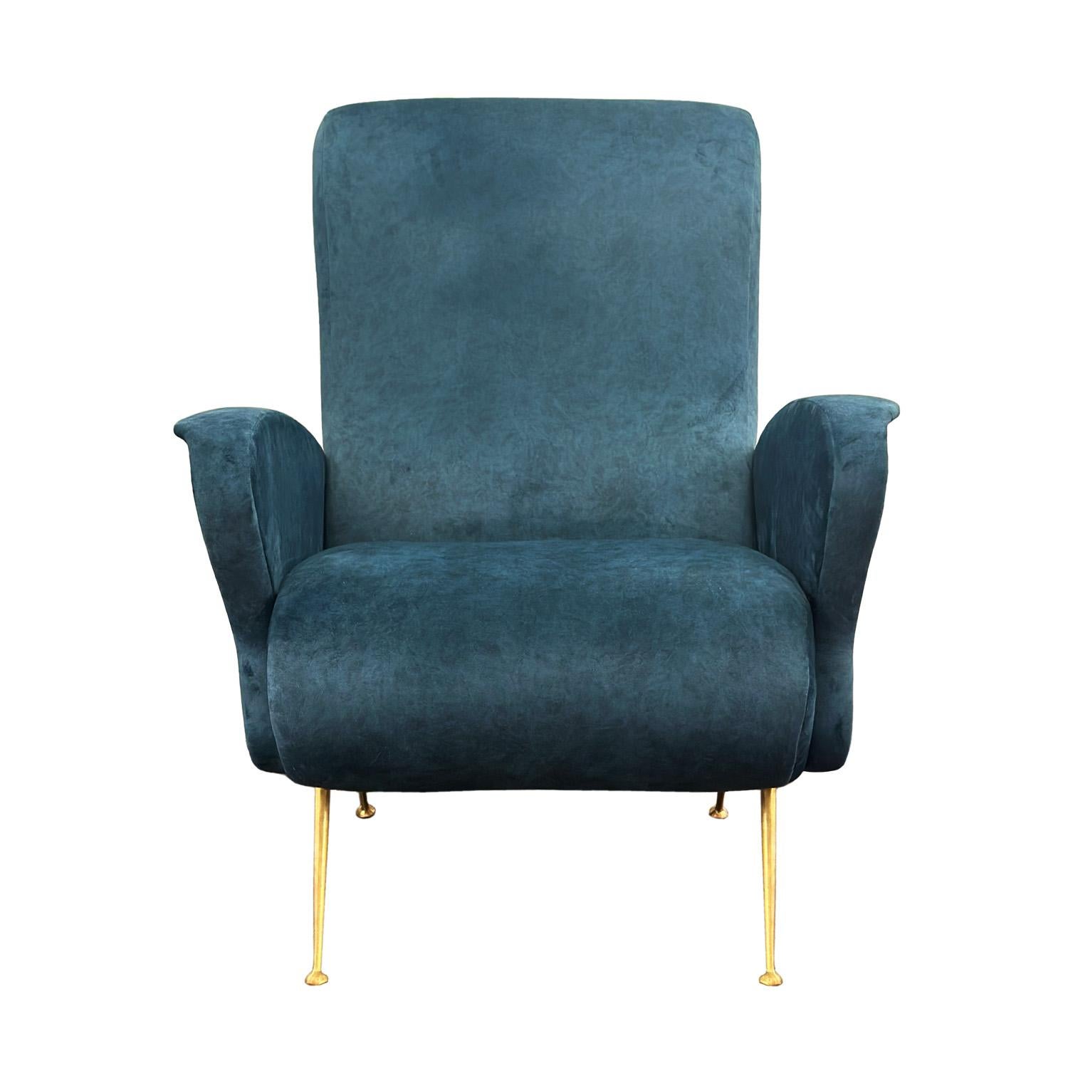 Mid-Century Modern Gio Ponti Attributed Mid Century Modern Lounge Chair 1960s