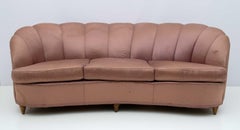 Gio Ponti, Seltenes italienisches geschwungenes Sofa „Casa E Giardino“, Mid-Century Modern, 1936