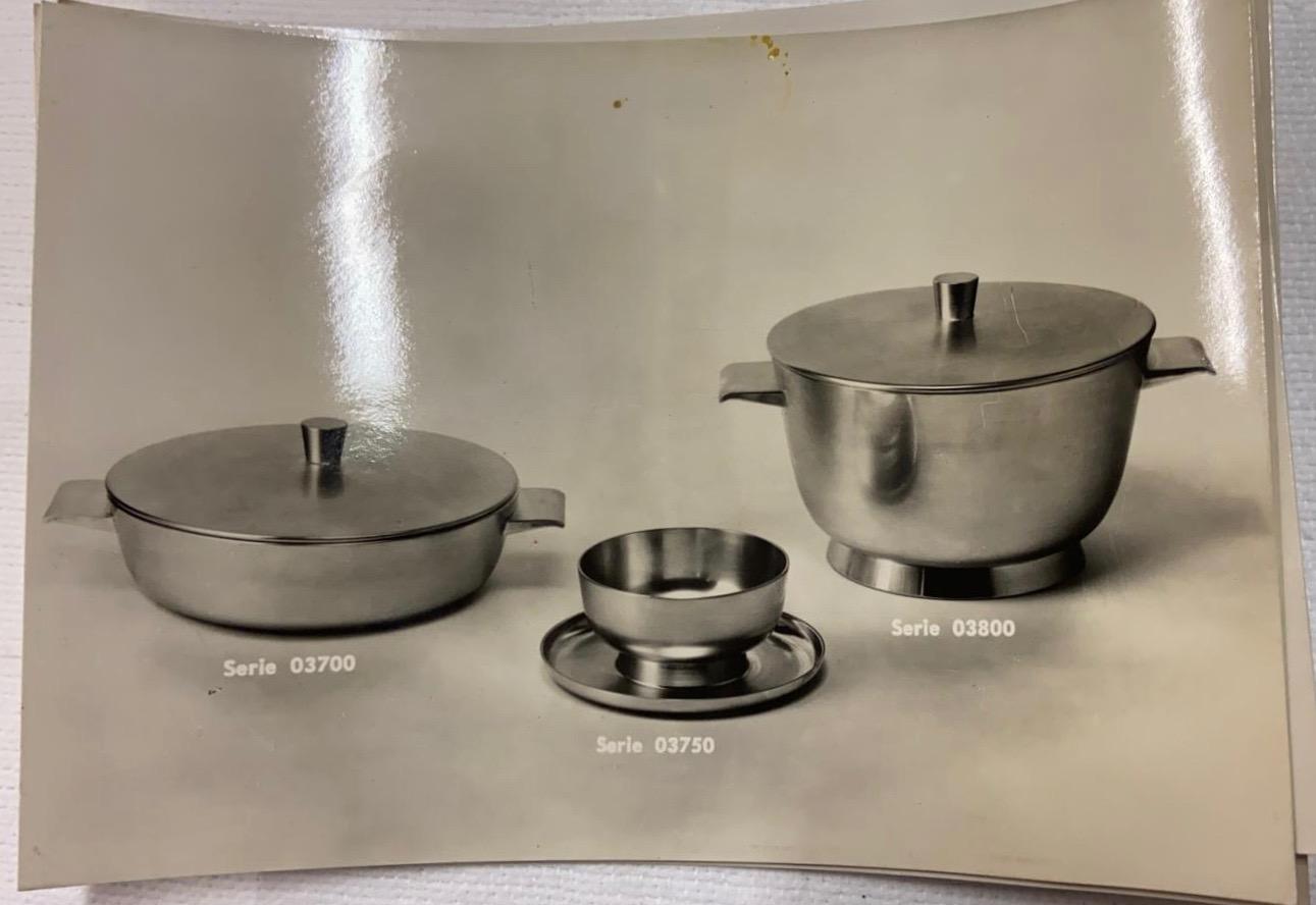 Gio Ponti Mid-Century Silver plated Champagne or Wine Cooler for A. Krupp For Sale 3