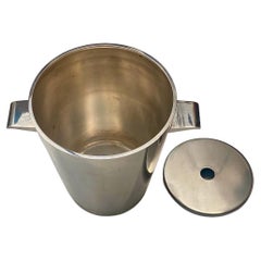 Gio Ponti Mid-Century Silver plated Champagne Wine Cooler, Krupp, pair available