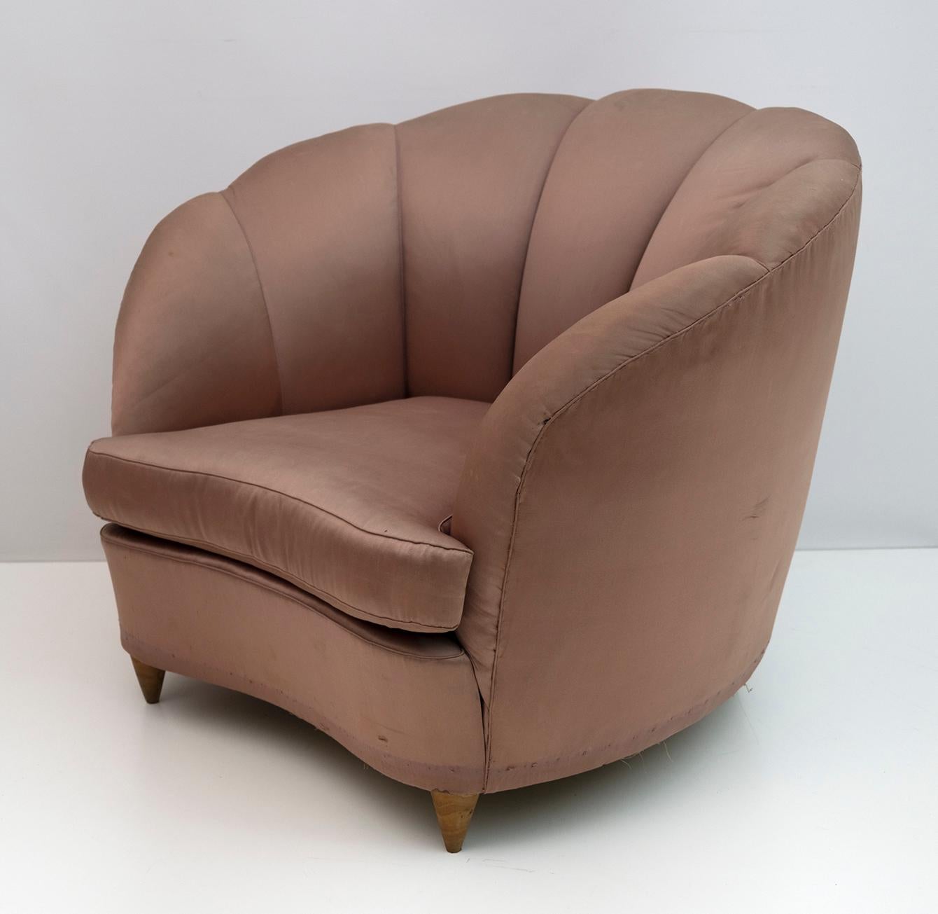 Paire de fauteuils courbés italiens « Casa E Giardino » de Gio Ponti du milieu du siècle dernier, 1936 en vente 3