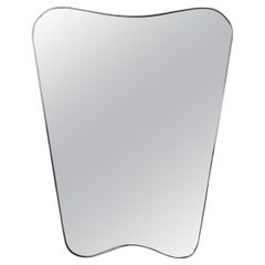 Gio Ponti mirror in brass 1950s