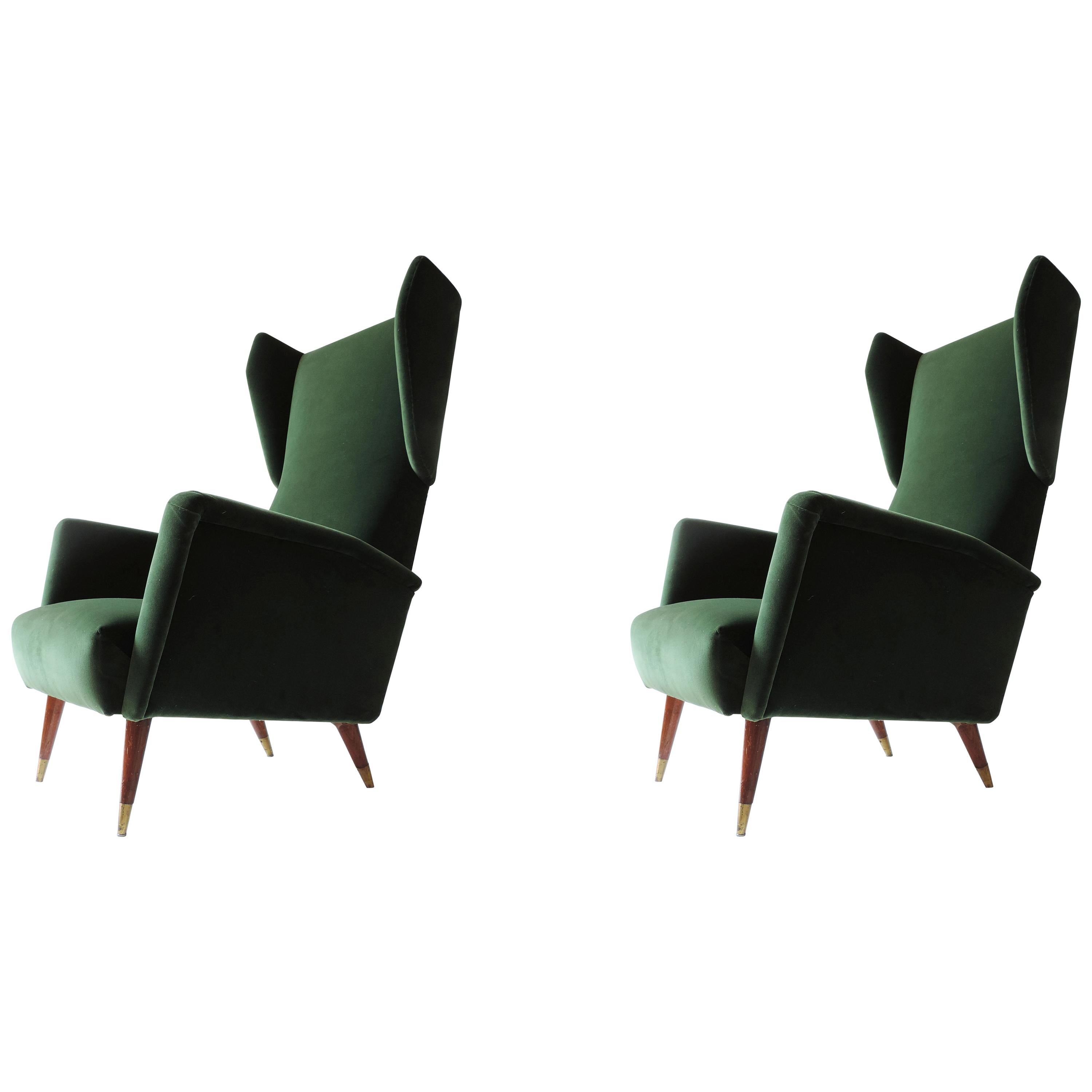 Gio Ponti Mod. 820 Armchairs for Cassina, Italy, 1953