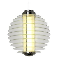 Gio Ponti Model 0024 Chandelier for Fontana Arte, New Old Stock, 1990s