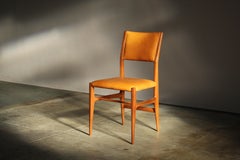 Silla de comedor Gio Ponti Model 116 para Singer and Sons Producida por Giordano Chiesa