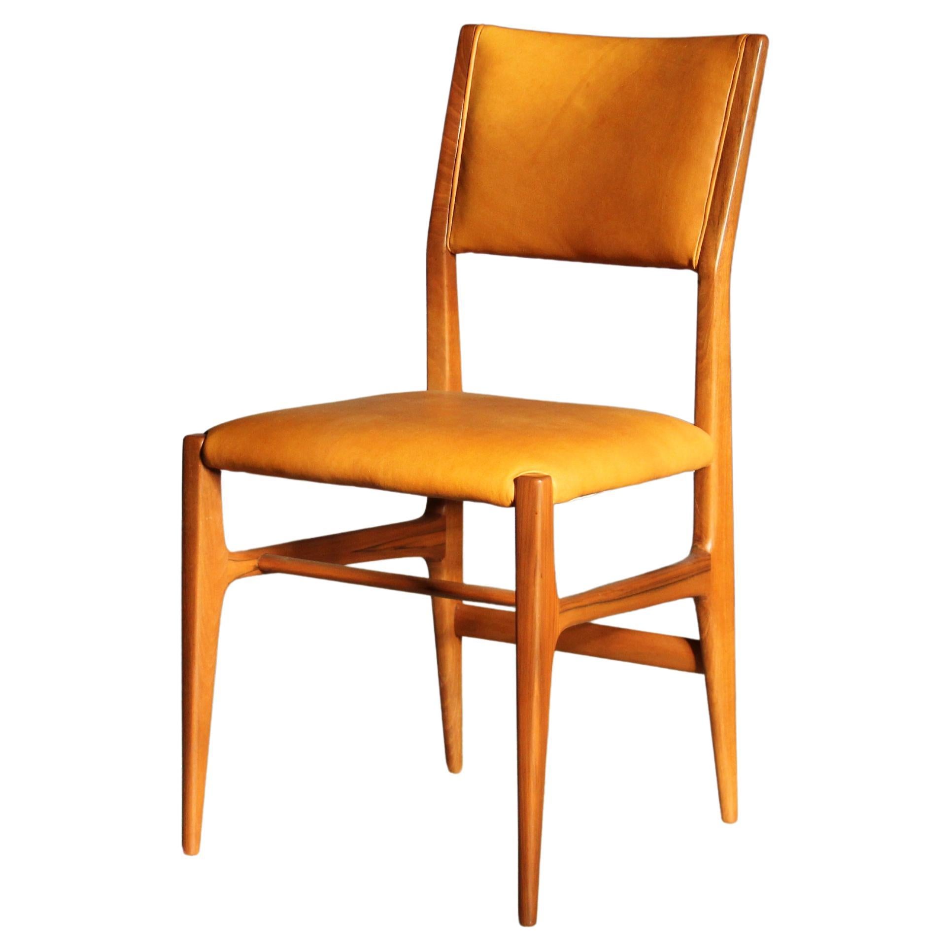 Gio Ponti Model 116 Dining Chair für Singer and Sons Hergestellt von Giordano Chiesa