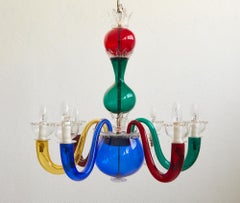 Lustre Gio Ponti modèle 5557 pour Venini, Italie 1946-1948