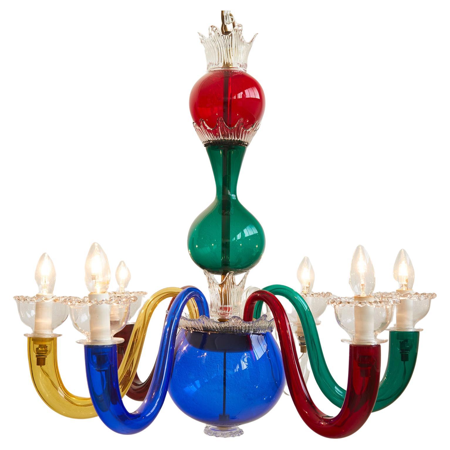 Lámpara Gio Ponti modelo 5557 para Venini, Italia 1946-1948