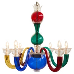 Lámpara Gio Ponti modelo 5557 para Venini, Italia 1946-1948