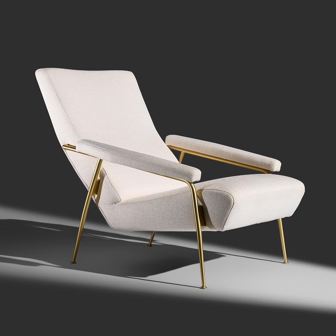 Gio Ponti model D.153.1 lounge chair for Molteni&C Italy. Two matching chairs available. Priced individually.

Part of the Molteni&C Heritage Collection, this armchair is a re-make of the D.153.1 designed initially in 1934 by Gio Ponti his own