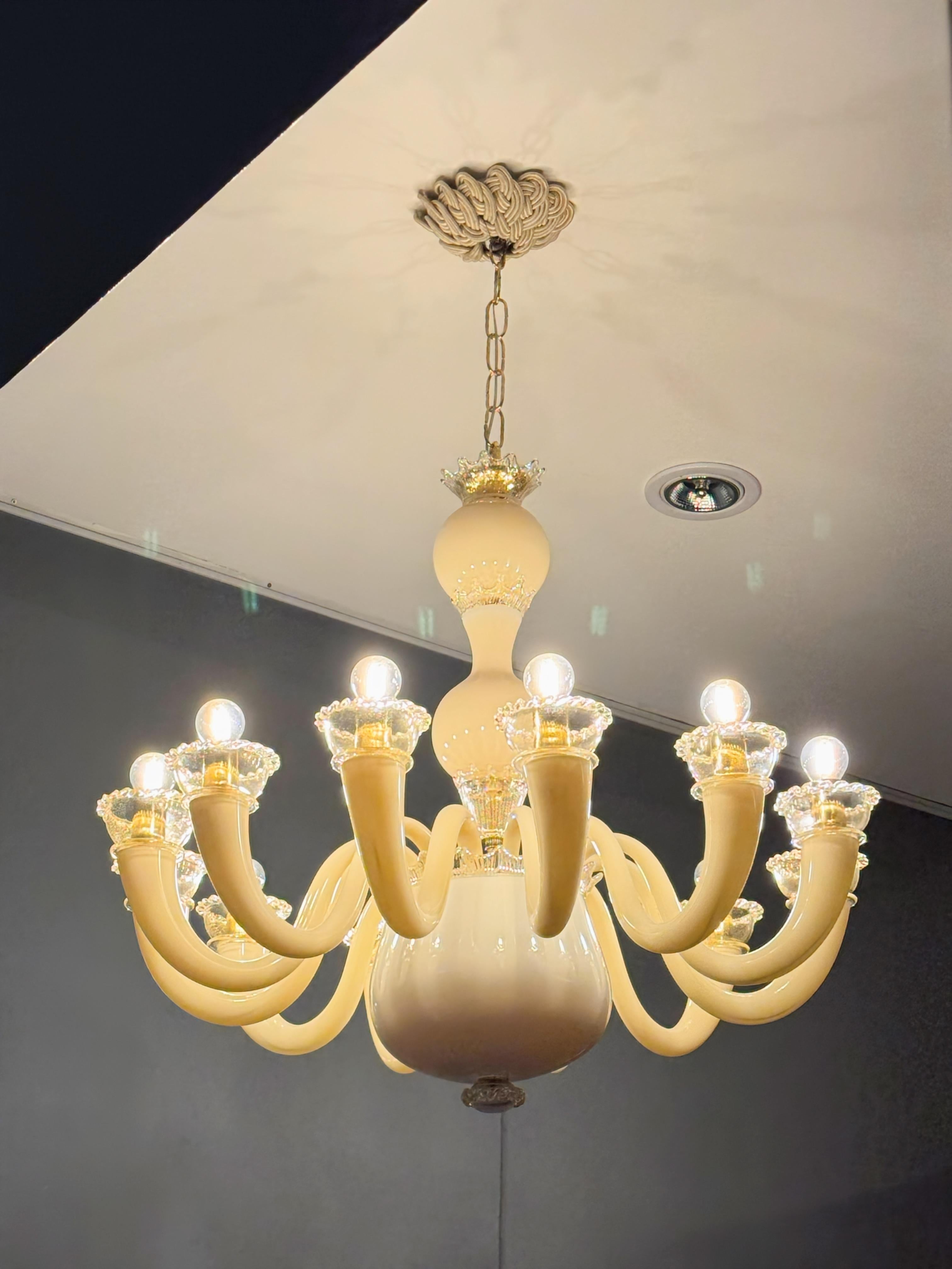 Lámpara de Murano Gio Ponti para Venini en venta 1