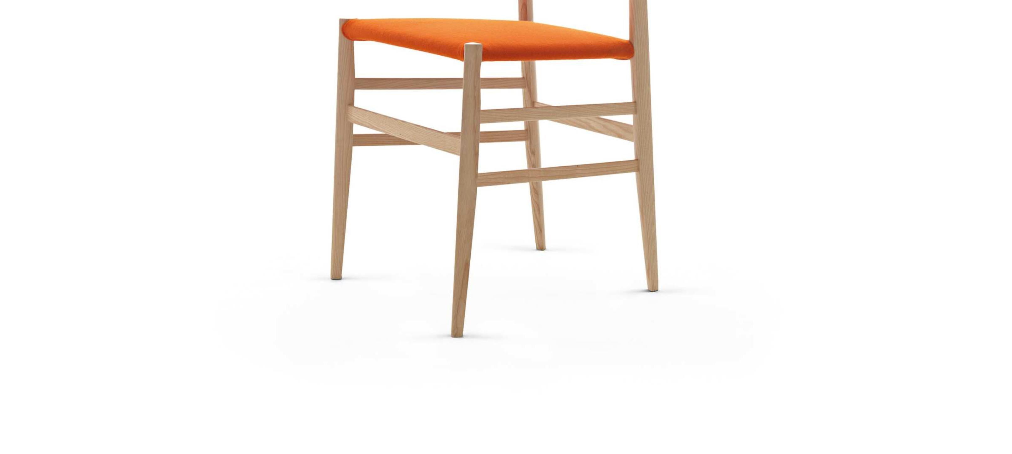 Mid-Century Modern Gio Ponti Natural Aswood Superleggera Chair For Cassina For Sale