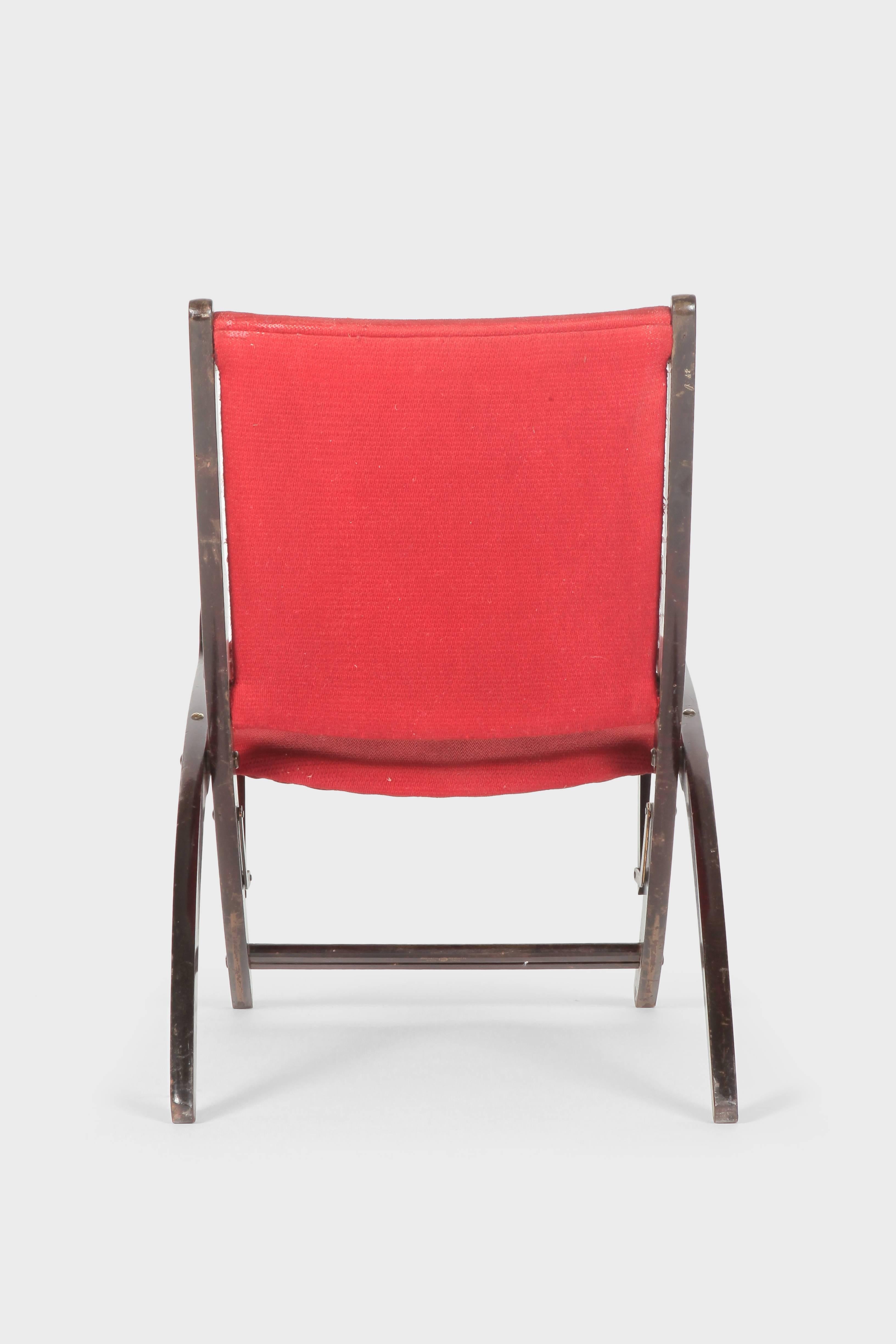 European Gio Ponti “Nifea” Folding Chair Fratelli Reguitti, 1950s