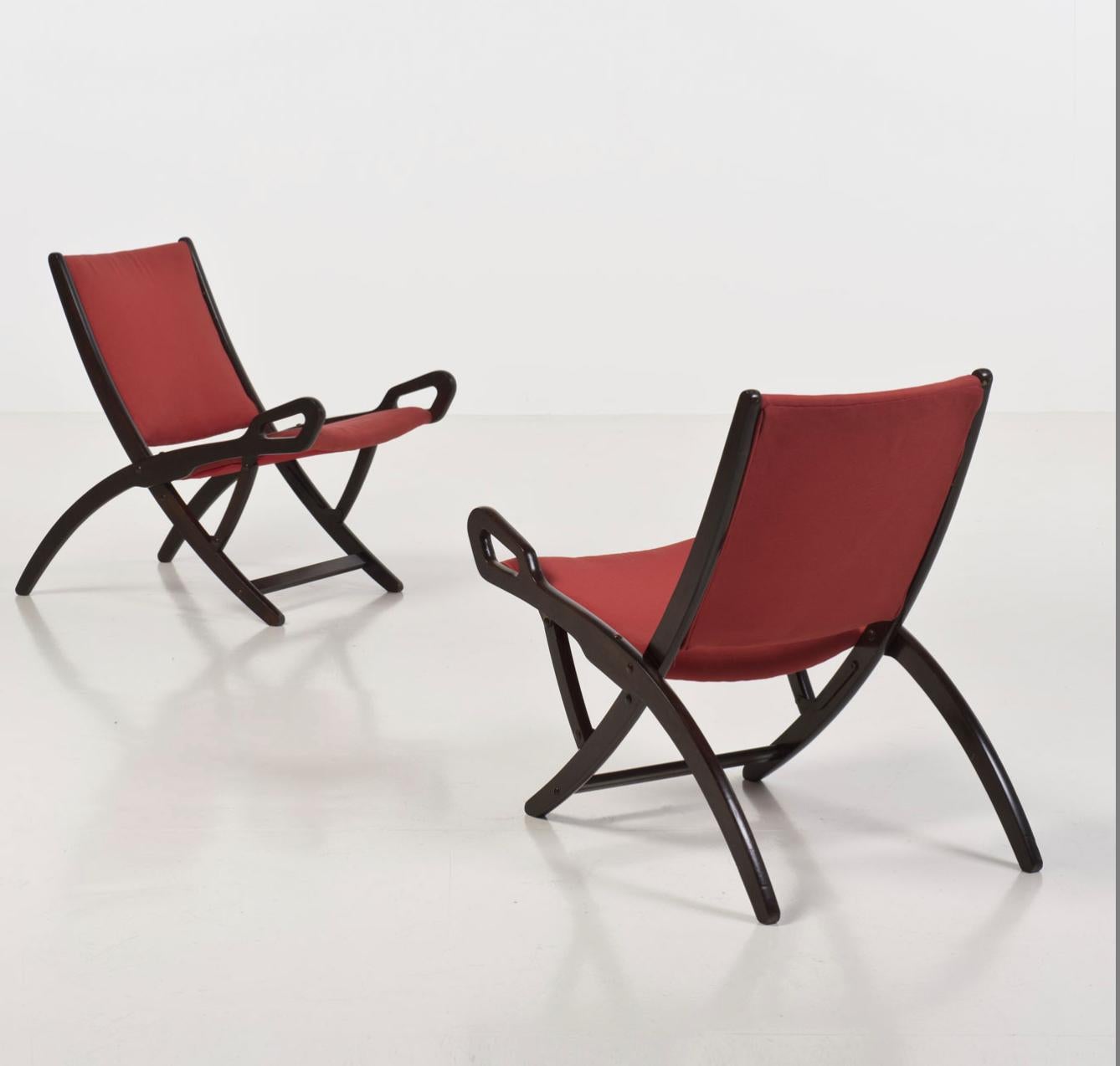 Gio Ponti Ninfea-Stühle für Brevetti Reguitti, Italien 1950er Jahre (Moderne der Mitte des Jahrhunderts) im Angebot