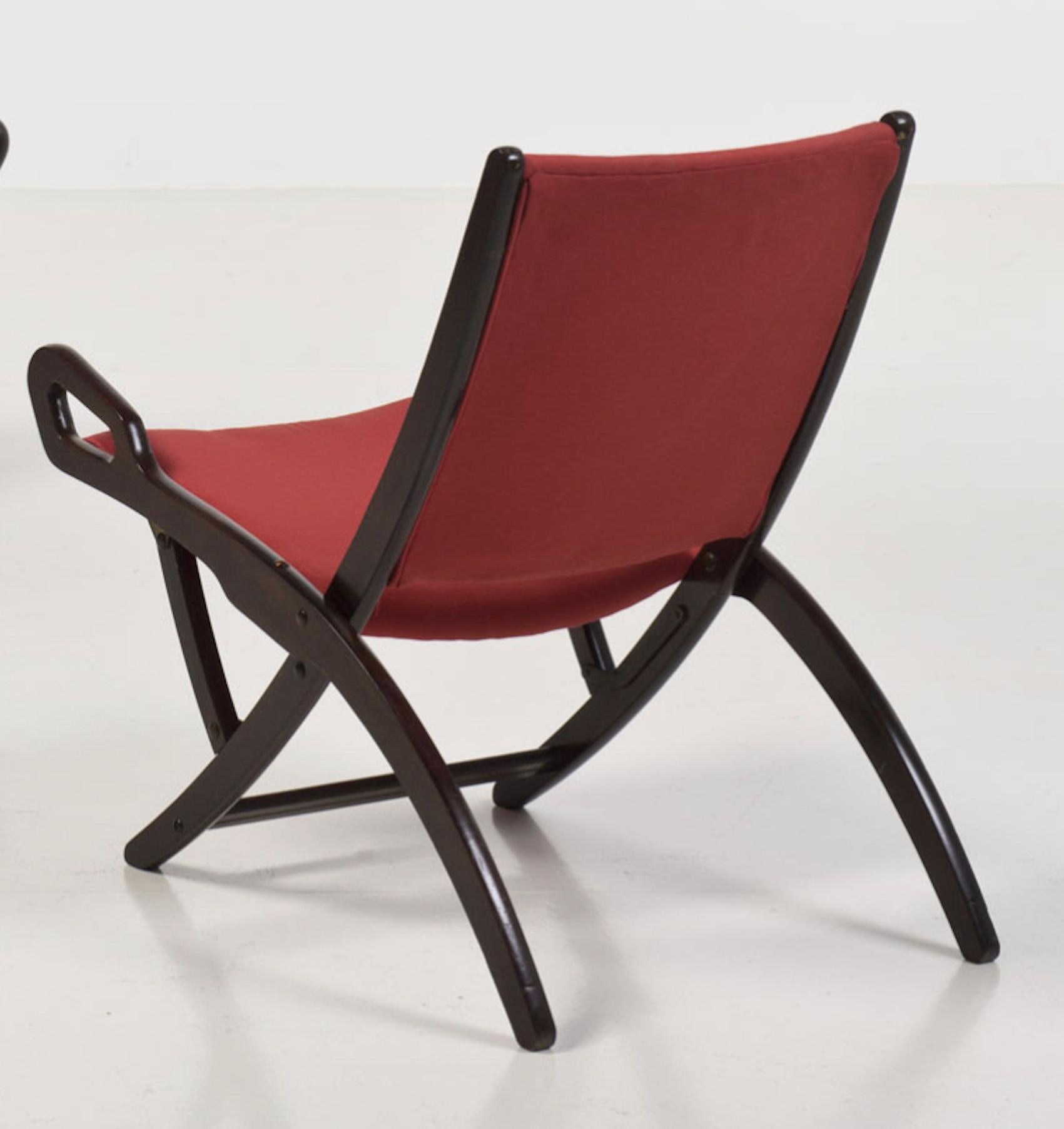 Gio Ponti Ninfea-Stühle für Brevetti Reguitti, Italien 1950er Jahre (Italienisch) im Angebot