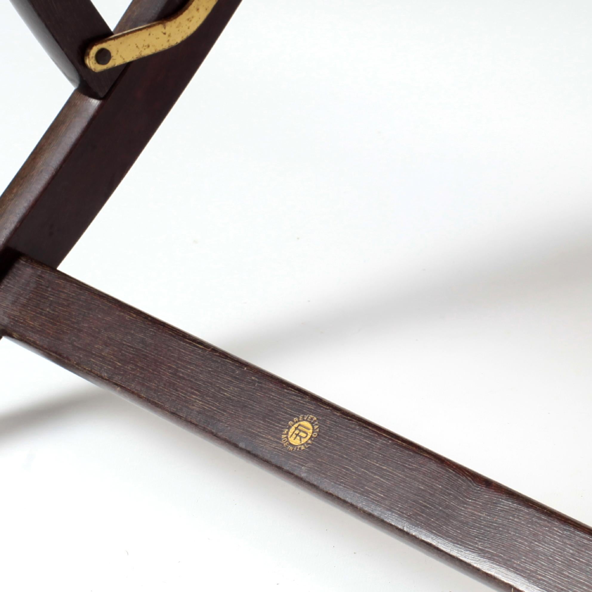 Gio Ponti Ninfea Rattan Folding Chair for Fratelli Reguitti, Italy, 1950s 10