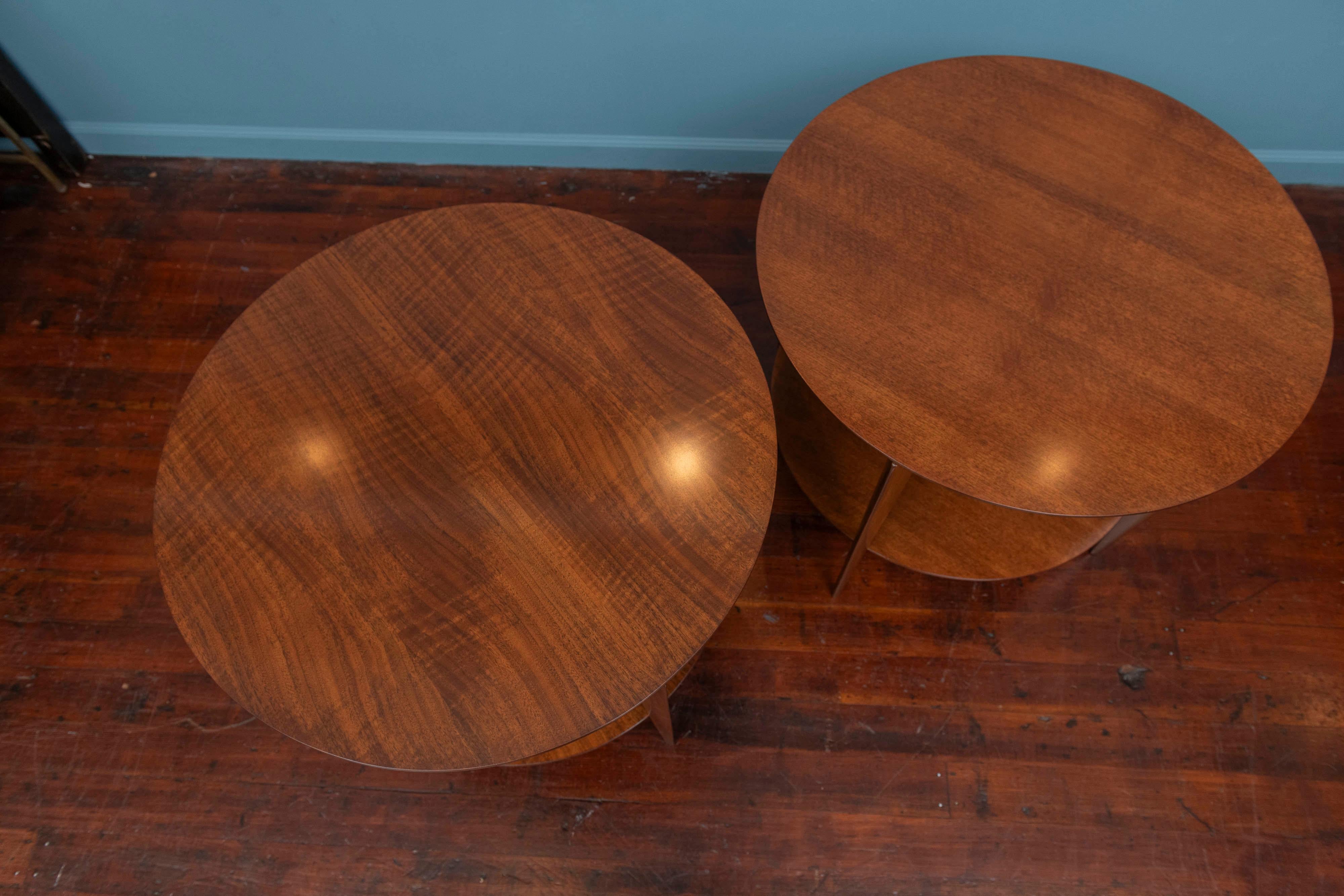 Walnut Gio Ponti Ocassional Tables for Singer & Sons Model 2136