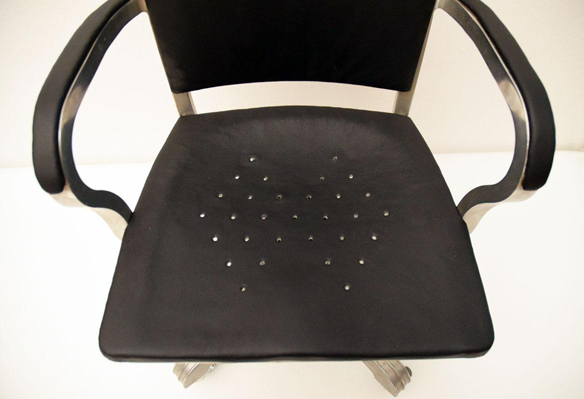 Gio Ponti Büro-Sessel für Montecatini Milano, 1938 im Angebot 3