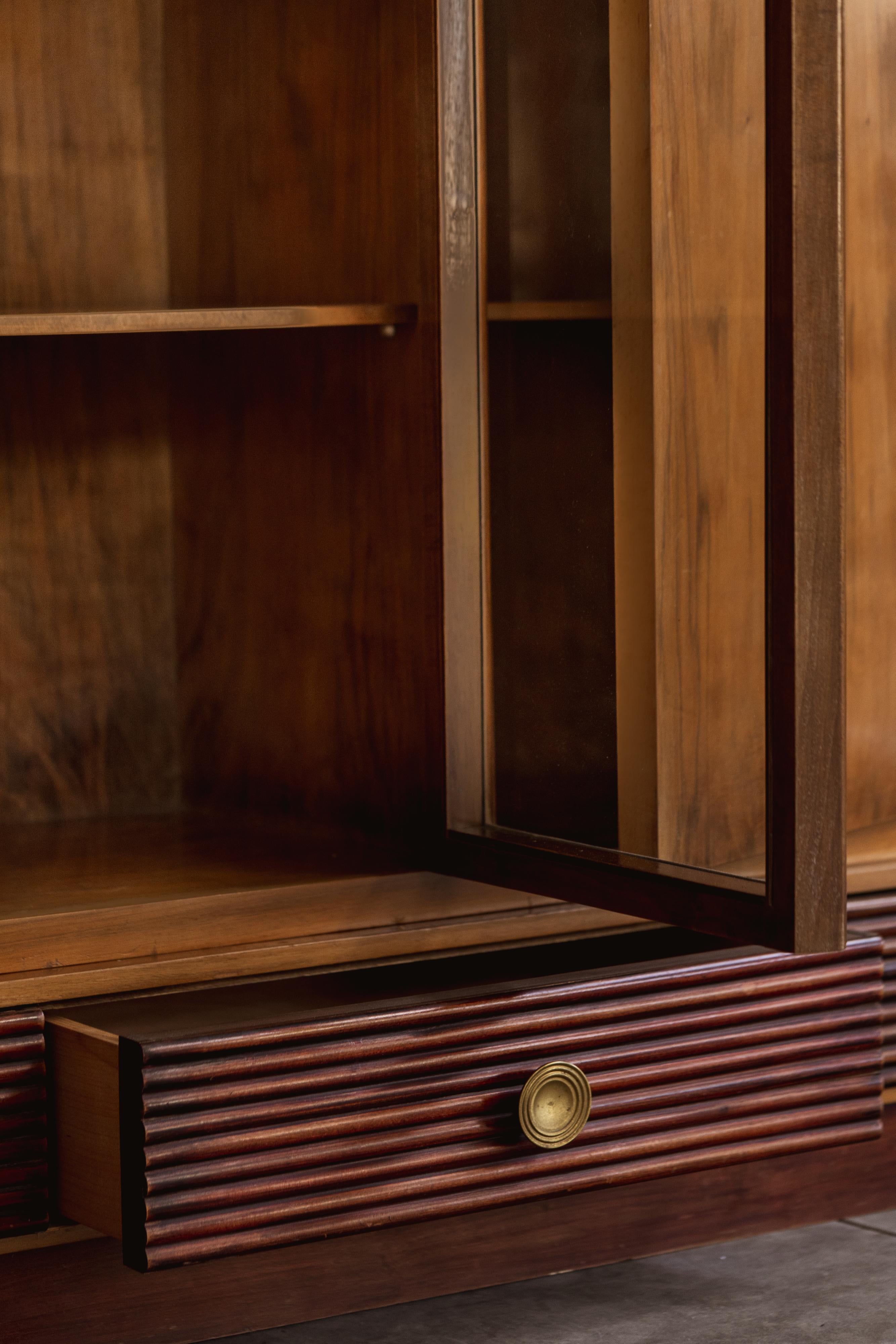 Wood Gio Ponti Rationalist Cabinet, 1940 For Sale