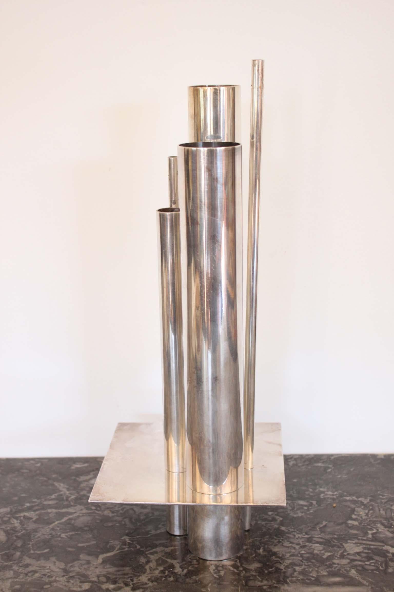 Modern Gio Ponti Orgue Vase by Christofle, 20th Century