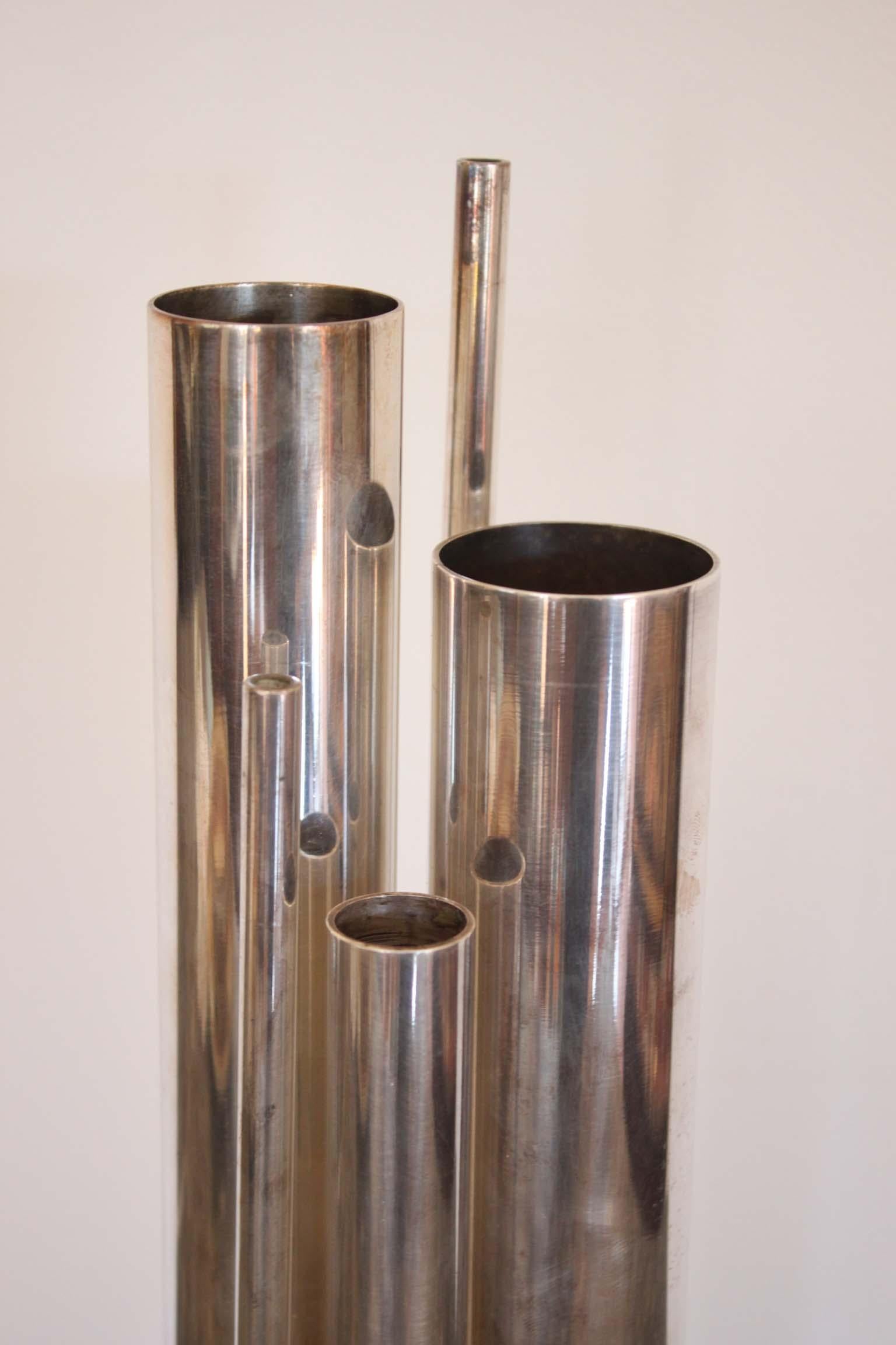 Gio Ponti Orgue Vase by Christofle, 20th Century In Good Condition In Marseille, FR