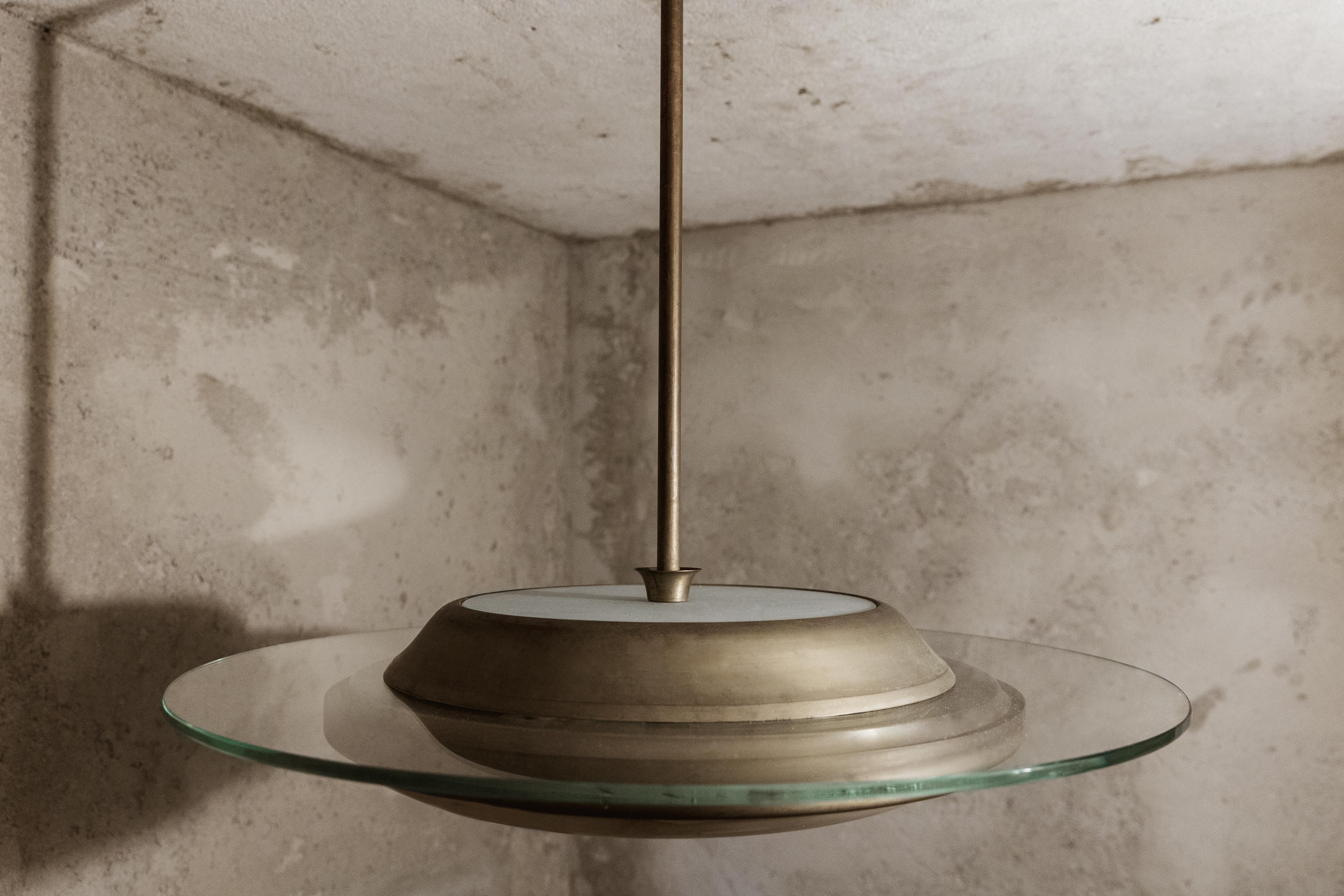 Gio Ponti “Padelle” Ceiling Light for Fontana Arte, 1933 For Sale 9