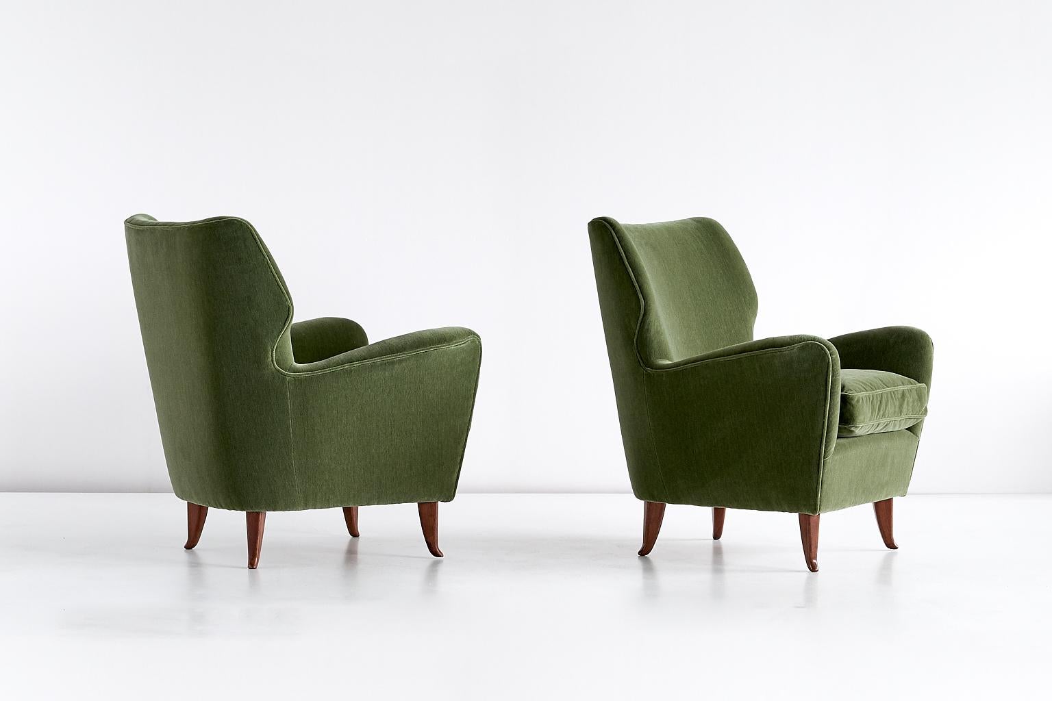 olive green velvet chair