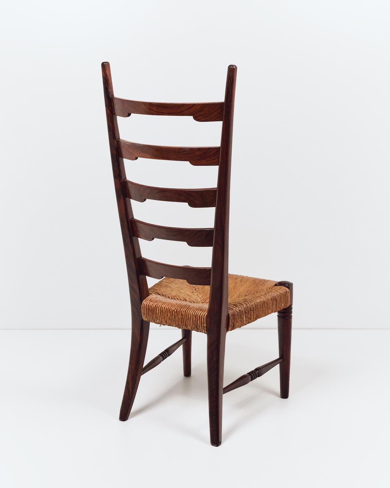 Mid-Century moderno Gio Ponti, Coppia di sedie da camino in vendita