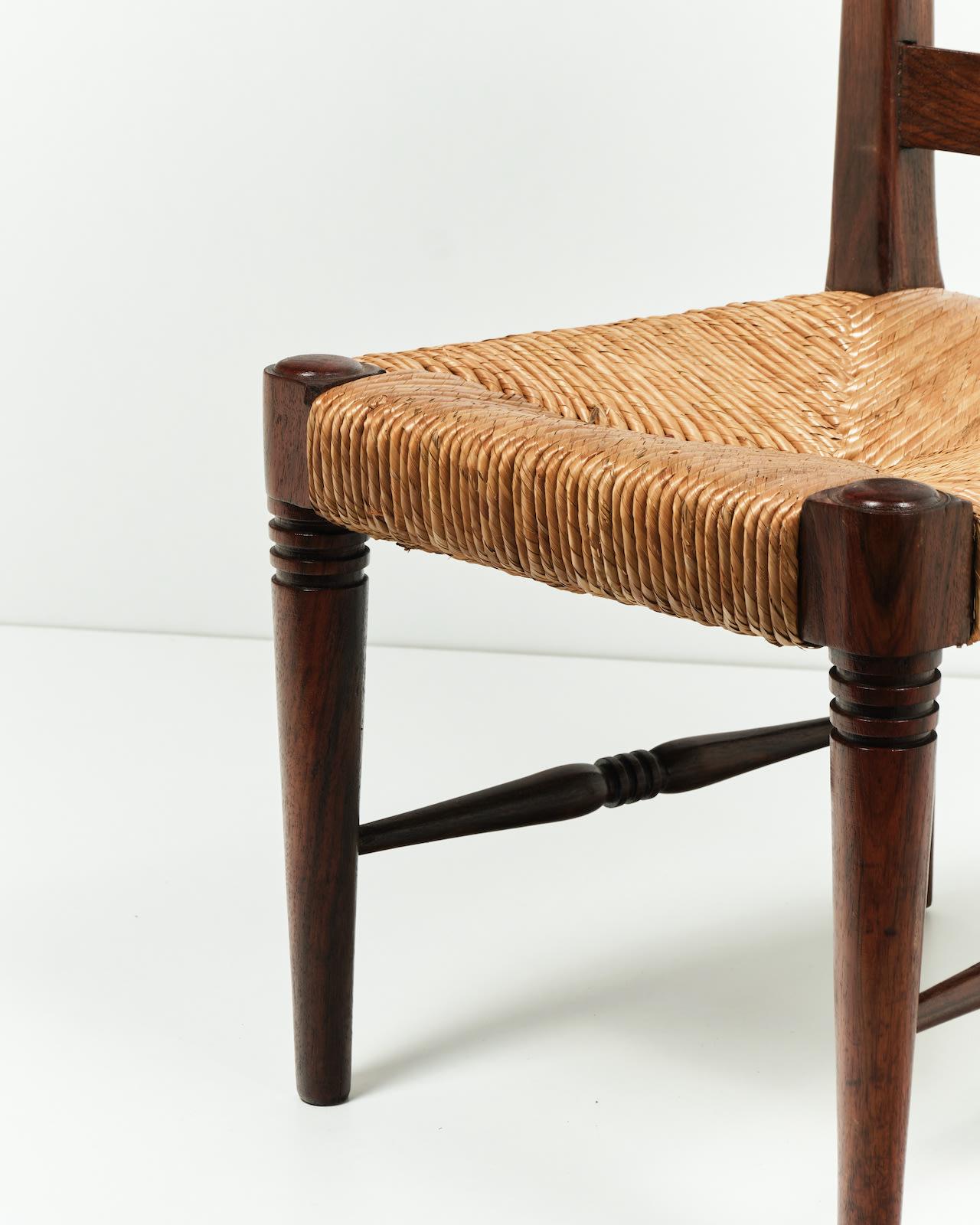 Gio Ponti, Coppia di sedie da camino In condizioni ottime in vendita a London, GB