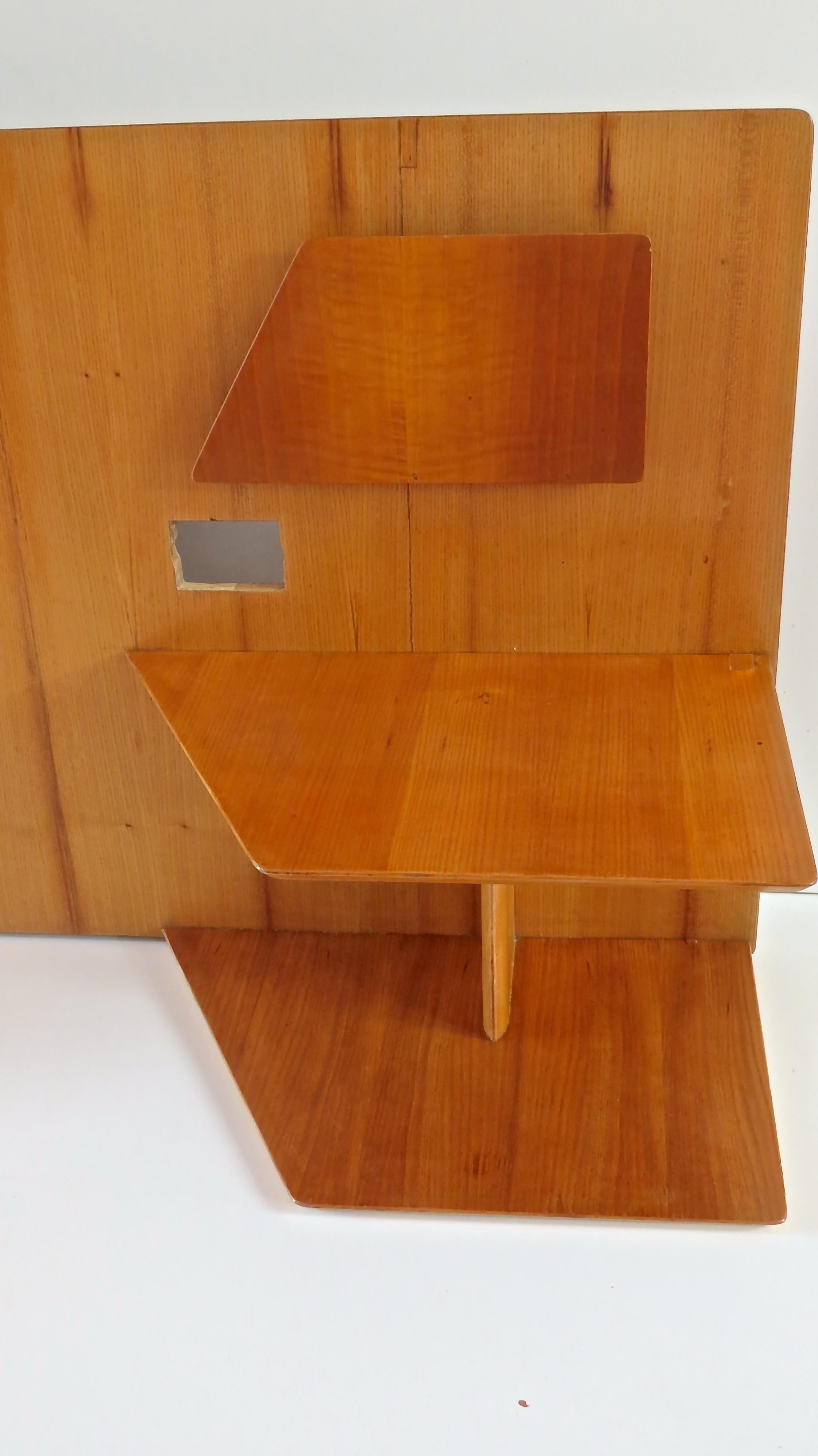 Aluminum Gio Ponti Pair of Headboards from the Hotel Royal, Naples, 1955