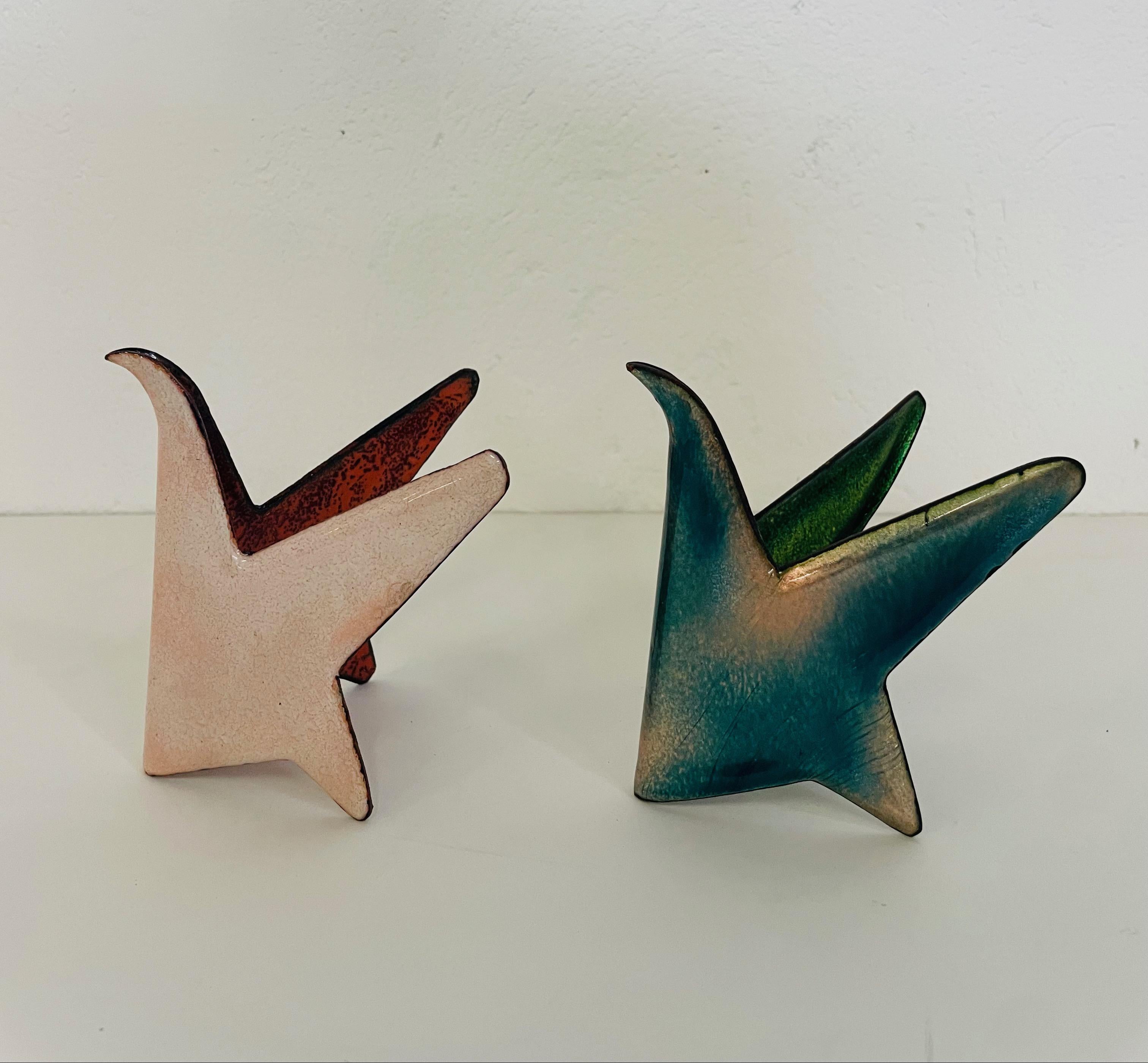 Rame Gio Ponti & Paolo De Poli, due uccelli, sculture, Padova in vendita